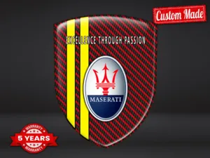 Maserati Stampa Adesivi Paraurti Sportivi Lusso Professionale